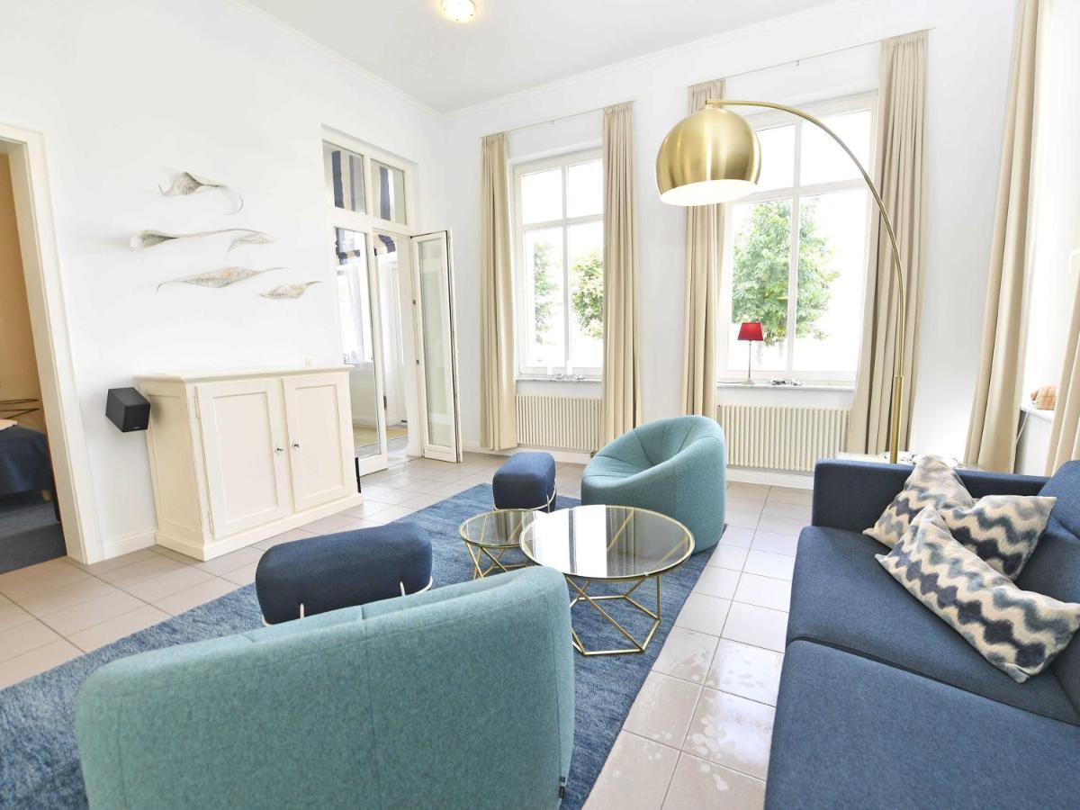 Villa Strandeck In Binz - Wg 1 Mit Meerblick, Terrasse, Wintergarten エクステリア 写真