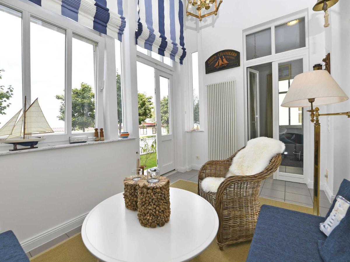 Villa Strandeck In Binz - Wg 1 Mit Meerblick, Terrasse, Wintergarten エクステリア 写真