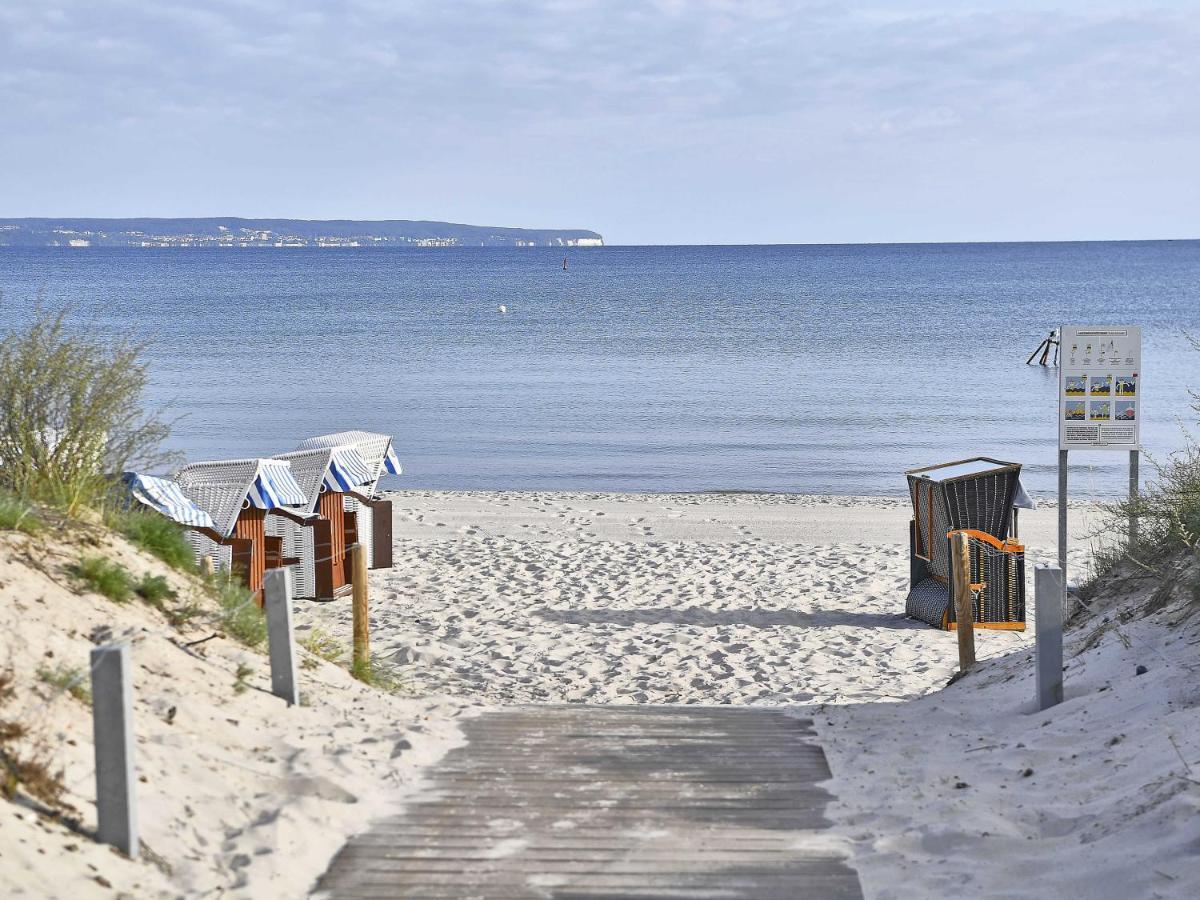 Villa Strandeck In Binz - Wg 1 Mit Meerblick, Terrasse, Wintergarten エクステリア 写真